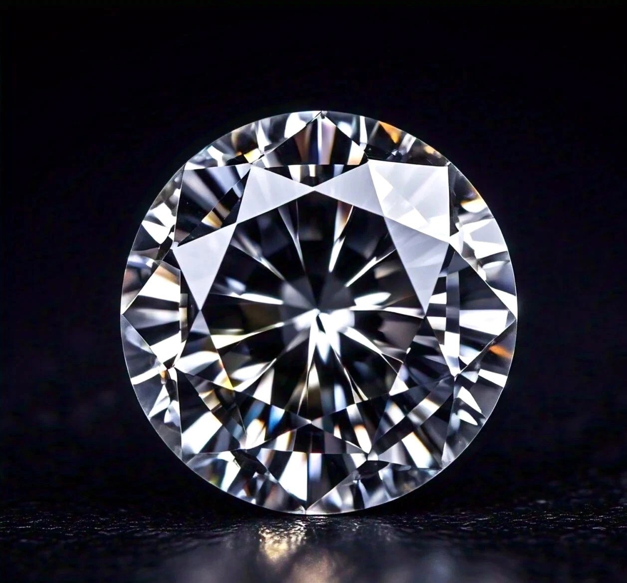 5 Ct Round Cut Certified Lab Grown Diamond Natural D Color VVS1 Clarity H143