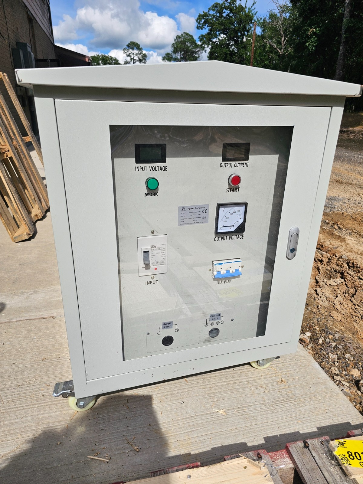 120KVA 1 PHASE to 3 PHASE Voltage Converter 180v-250v - 250v-440v - 50/60 Hz