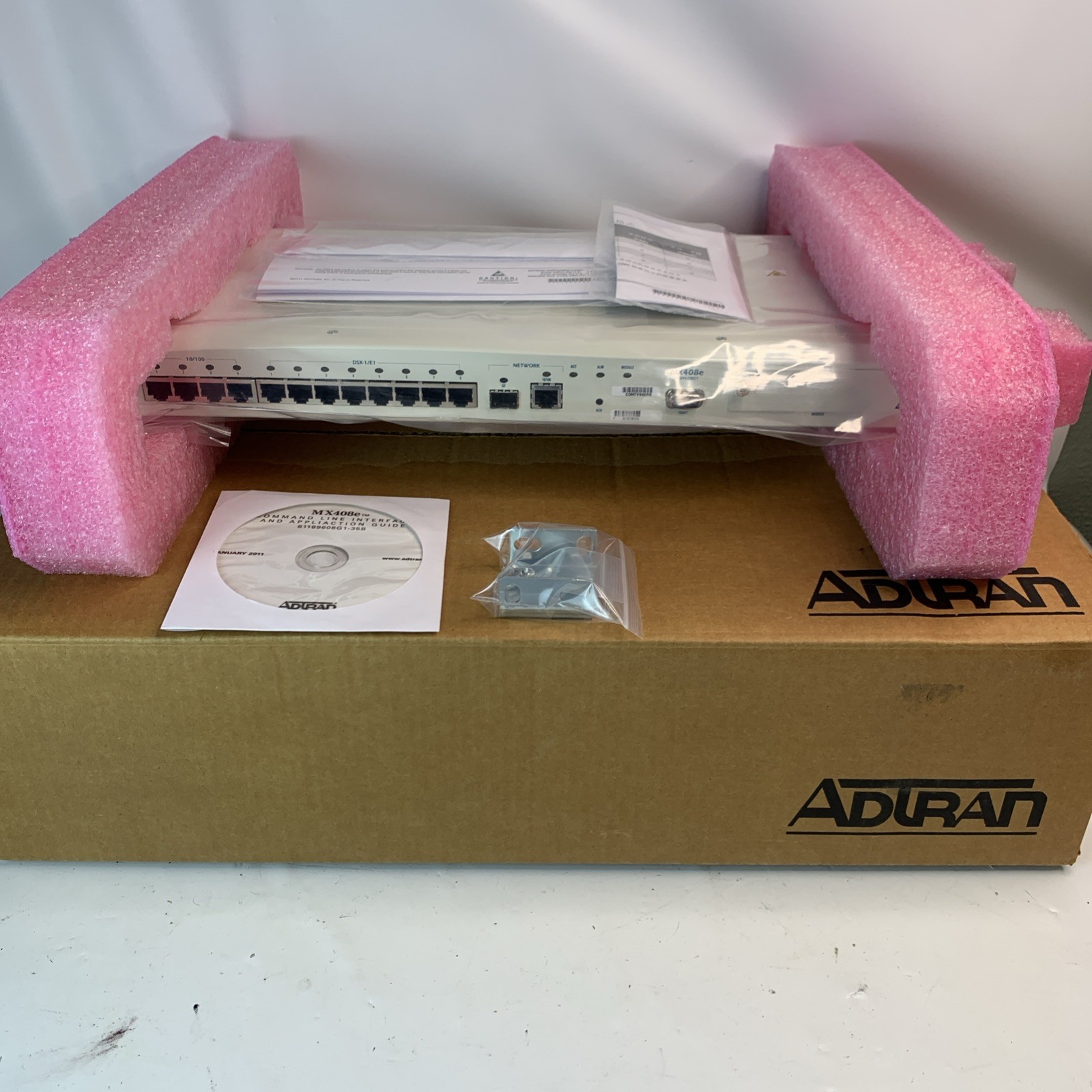 Adtran MX408e Pseudowire Gateway PWE3 device 1189608G1 (T1/E1, RoHS)