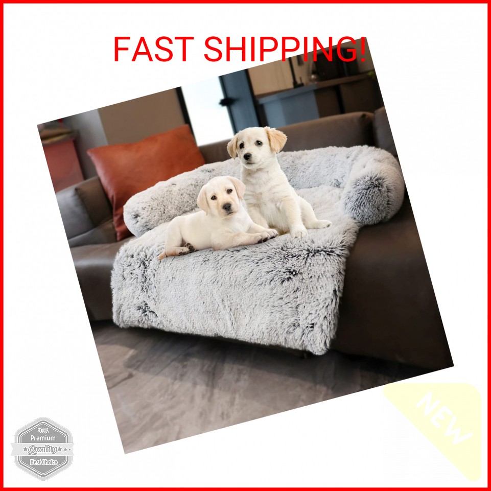 Tinaco Calming Dogs/Cats Bed Mats, Dog Pad Washable Removable Couch Cover, Plush