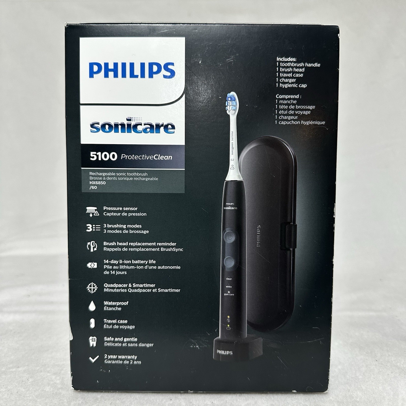 Philips Sonicare Protectiveclean 5100 Sonic Electric Toothbrush HX6850 Brand New