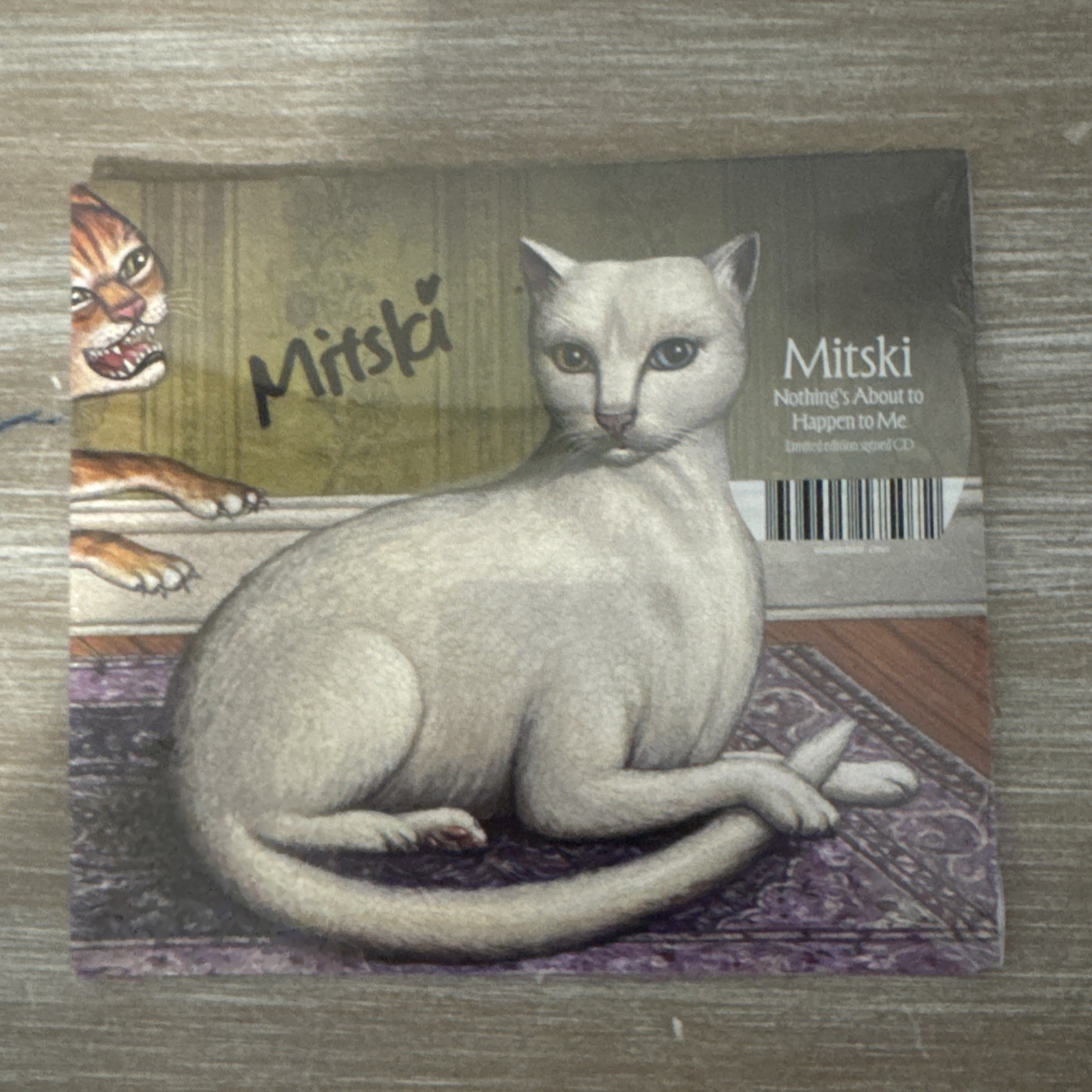 Sealed Mitski Nothing’s About To Happen To Me Signed CD IN HAND Heart RARE