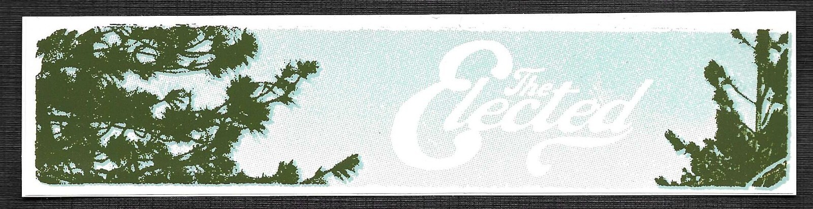 Rilo Kiley THE ELECTED Vintage 2011 PROMO STICKER DECAL 7x1.5 for Bury MINT