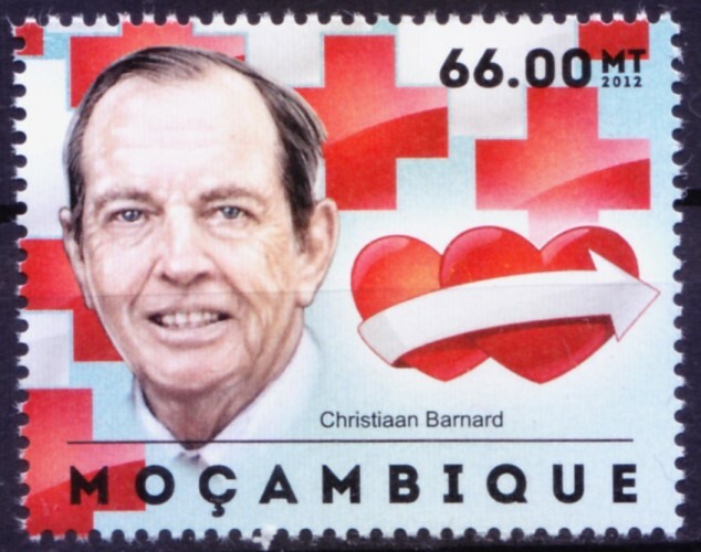 Mozambique 2012 MNH, Barnard Heart Organ Heart, Red Cross, Medicine  [B11]