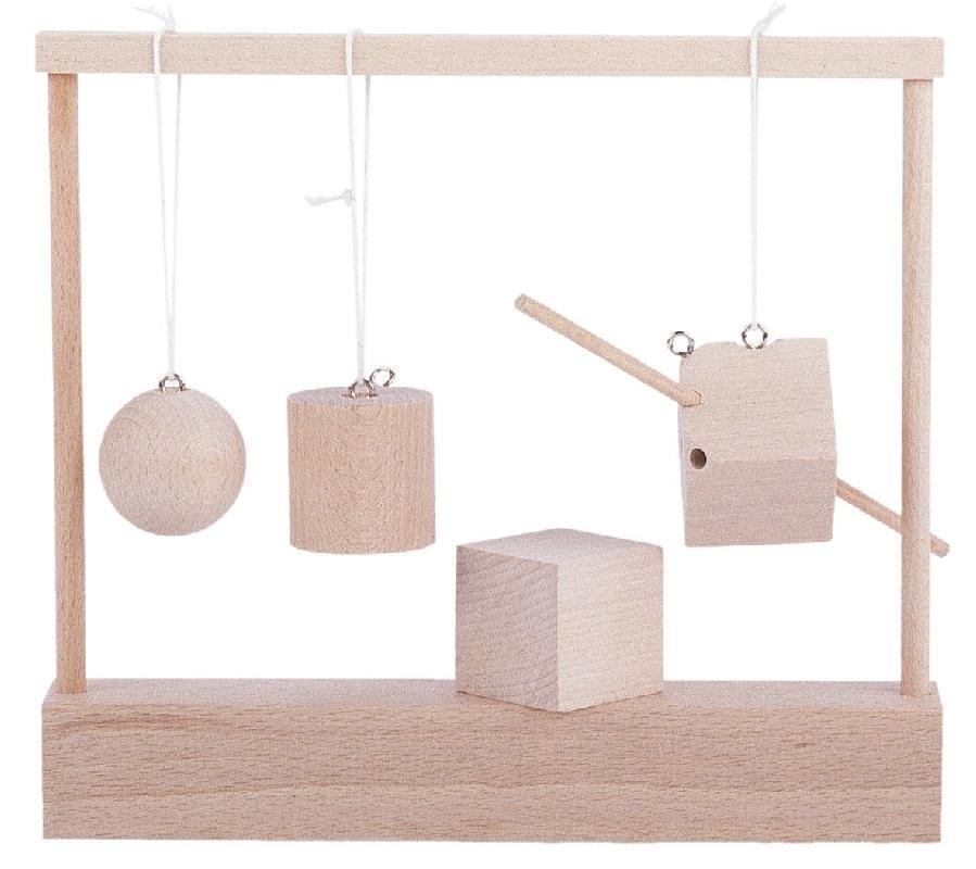 Wooden Toy Fröbel Gifts Assortment LxWxH 280x280x71mm NEW Wooden Toy Body