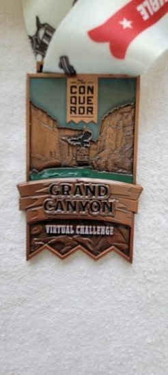 CONQUEROR CHALLENGE MEDAL -  GRAND CANYON - VERY NICE !!