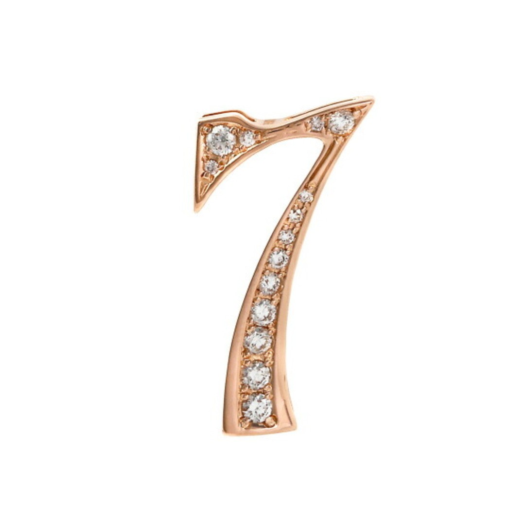 Yukizaki Nombre Number Pendant Top 7m Size Authentic Used YUKI-0