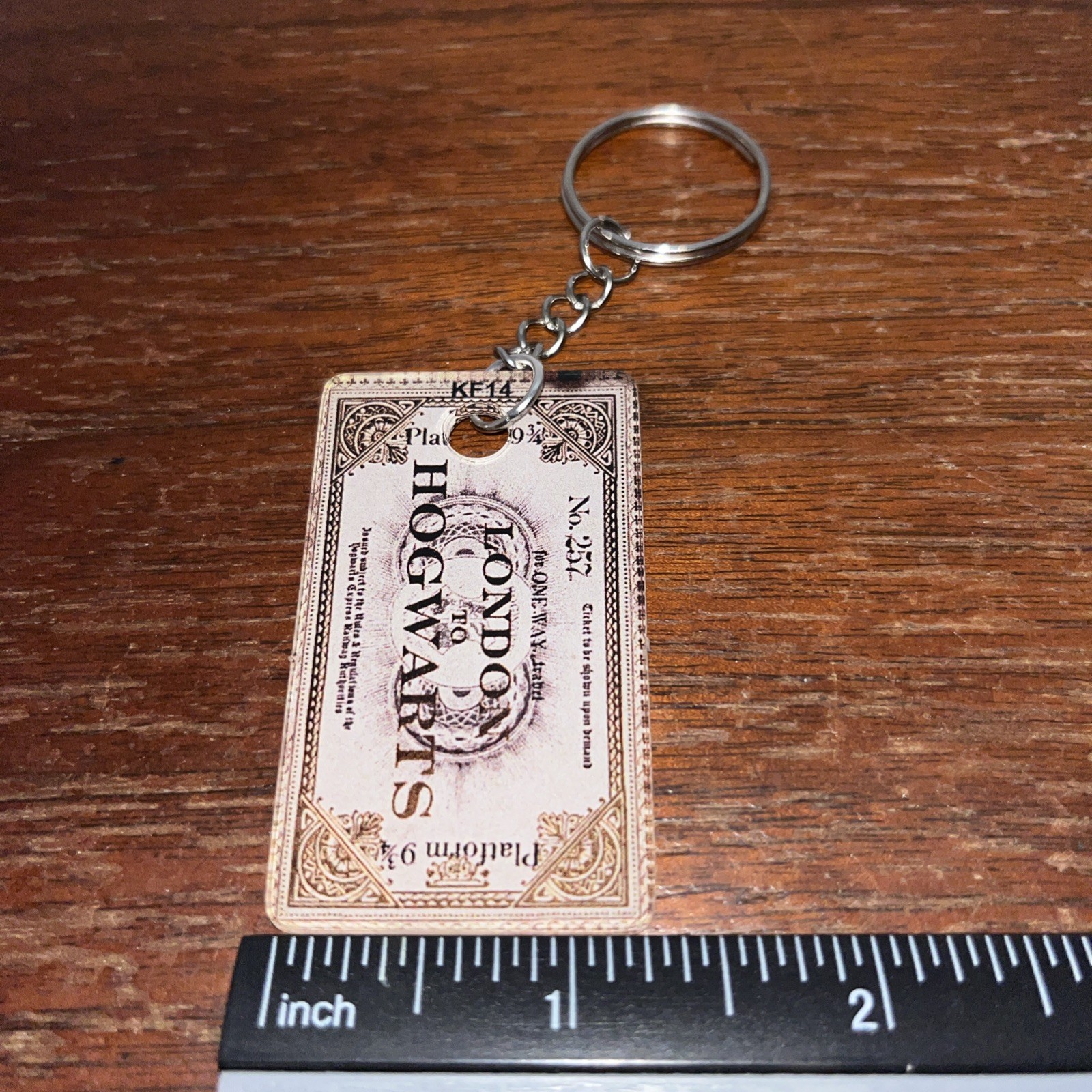 Harry Potter - Jersey Jack Pinball - Promo Plastic Key Fob KF14 NEW 1” Keychain