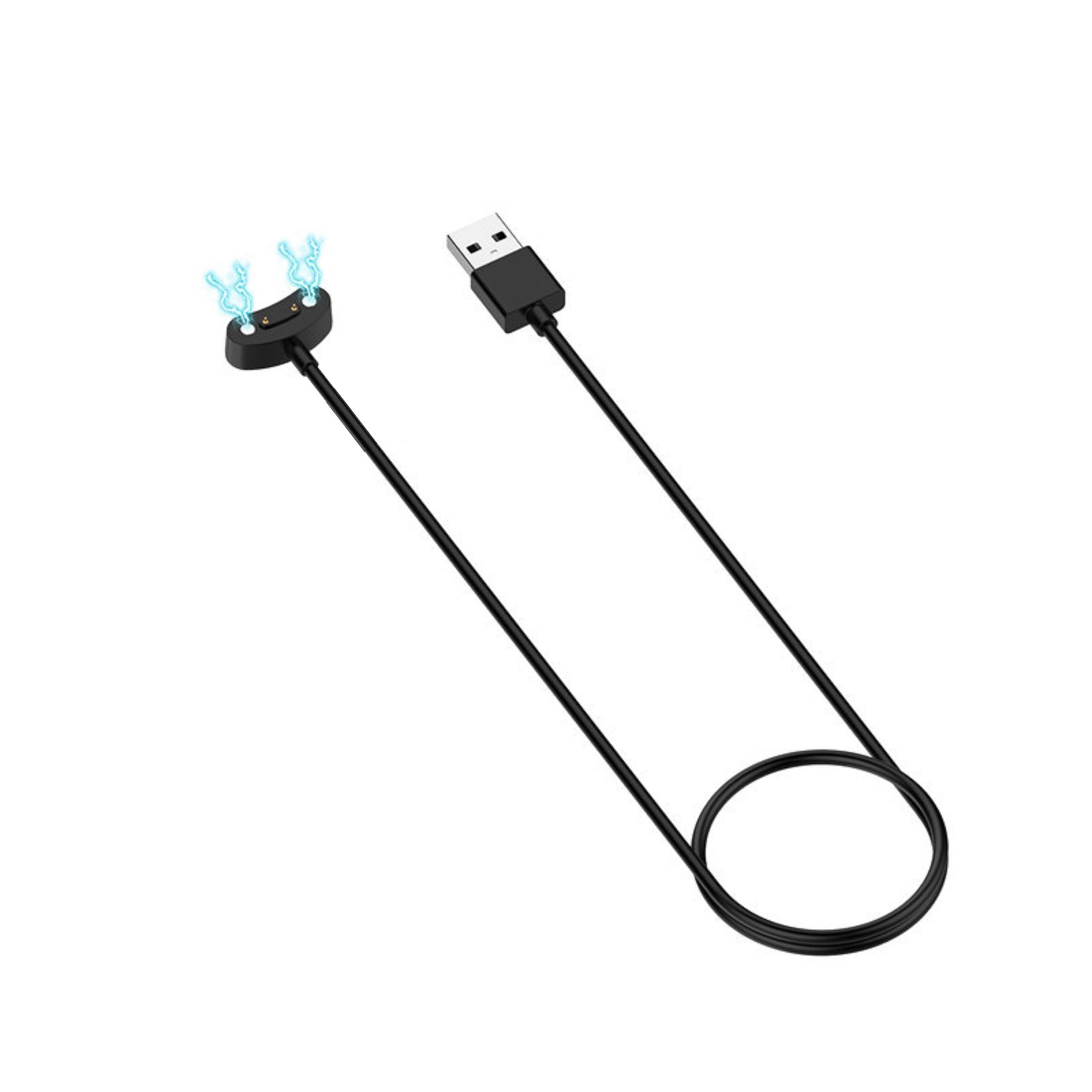 Nwe Black USB Charging Cable Magnetic Charger For Ticwatch pro5/proX/E3/pro3 LTE