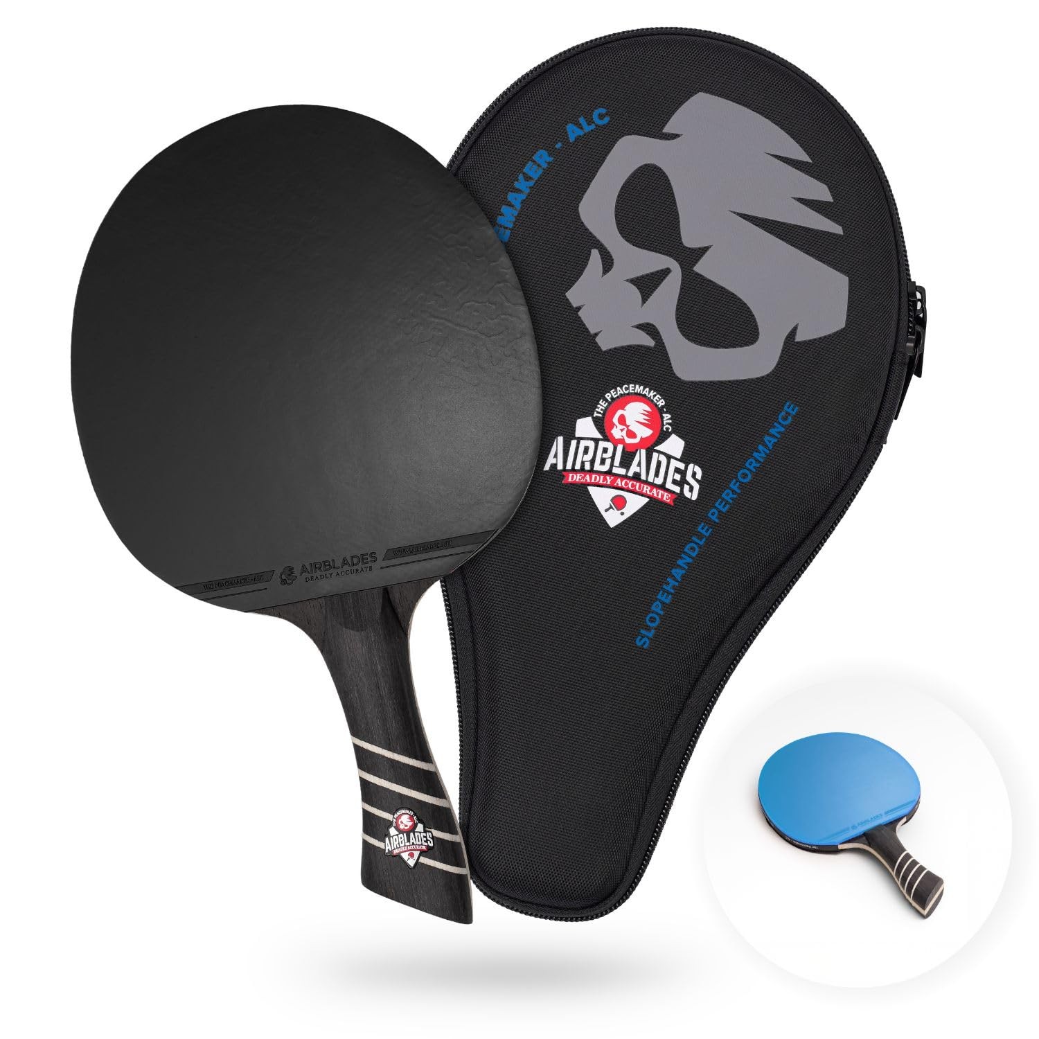 AirBlades The Peace Maker ALC - Professional Ping Pong One Size, Black/red 