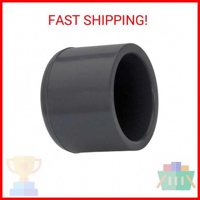 CHARLOTTE PIPE & FOUNDRY PVC 08116 1000HA 1/2" PVC SCH80 Slip Cap