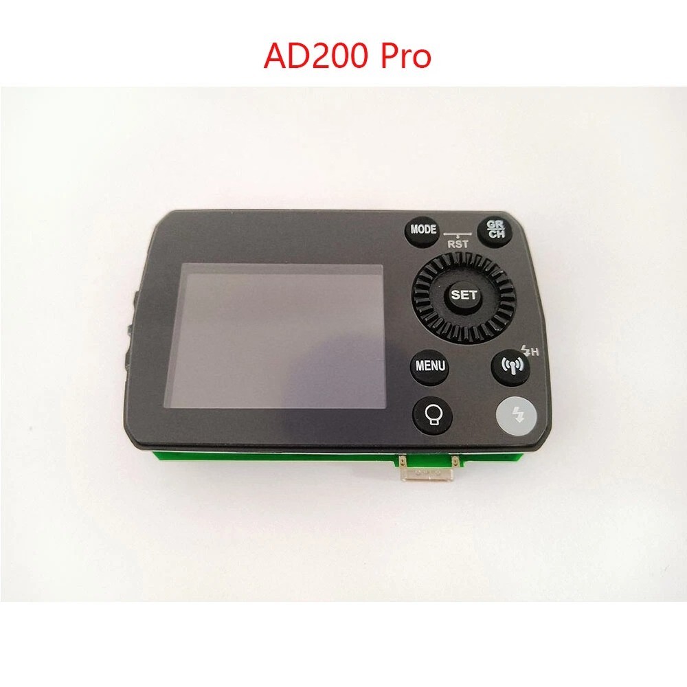 New For Godo AD200 Pro Back Control ASSY Mainboard With LCD Screen Button Flash
