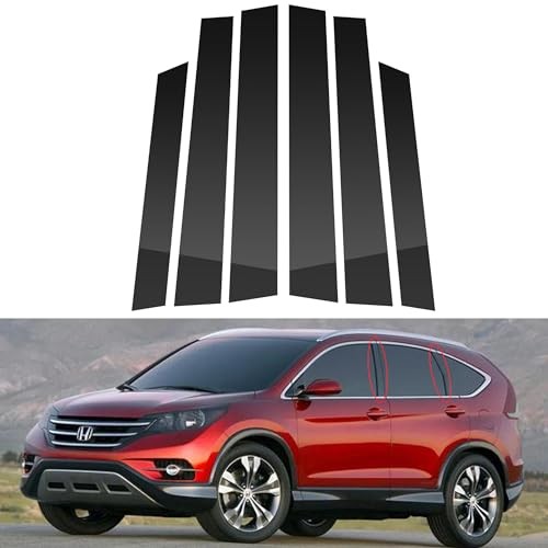  6 Pcs Compatible withHonda CR-V 2007-2011 Door Window Trim Anti 2007-2011 CRV