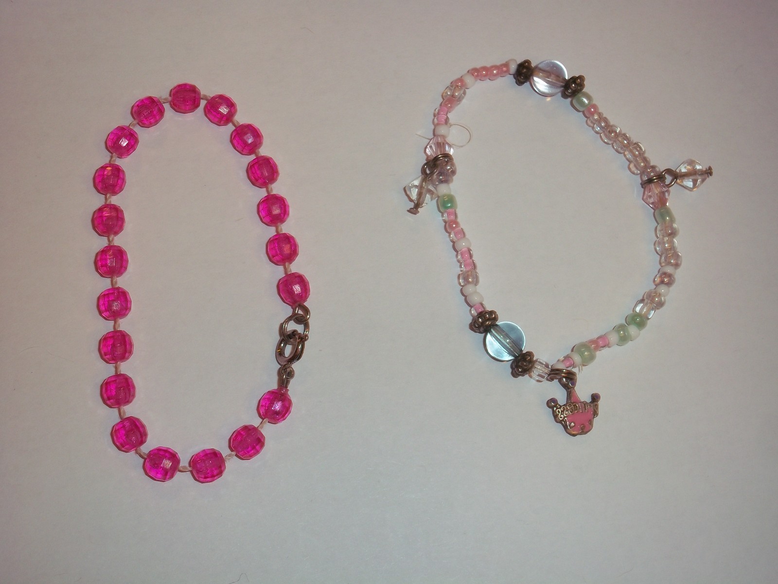 Small Wrist  Bracelet  BEADS,  Lot of 2