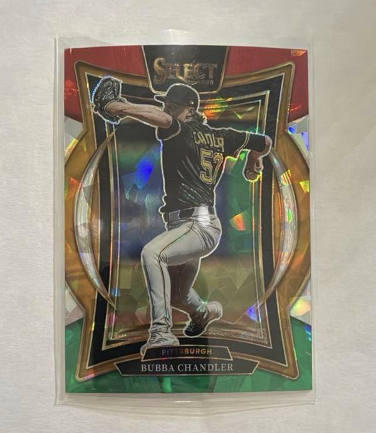 #16 Bubba Chandler 2025 Panini Select - Red and Green Ice Prizms