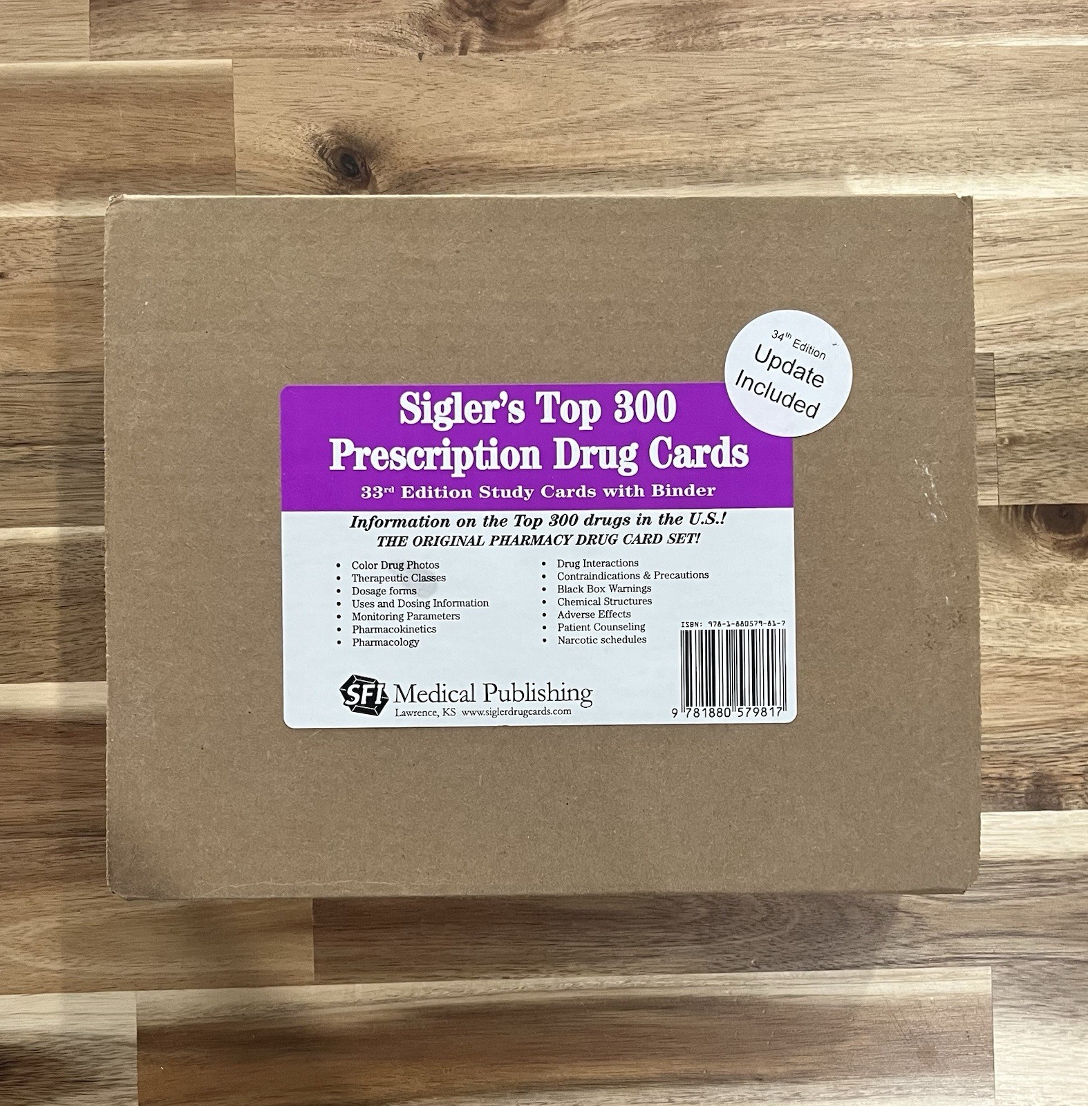 Signer’s Top 300 Prescription Drug Cards, pharmacy medication flash cards 