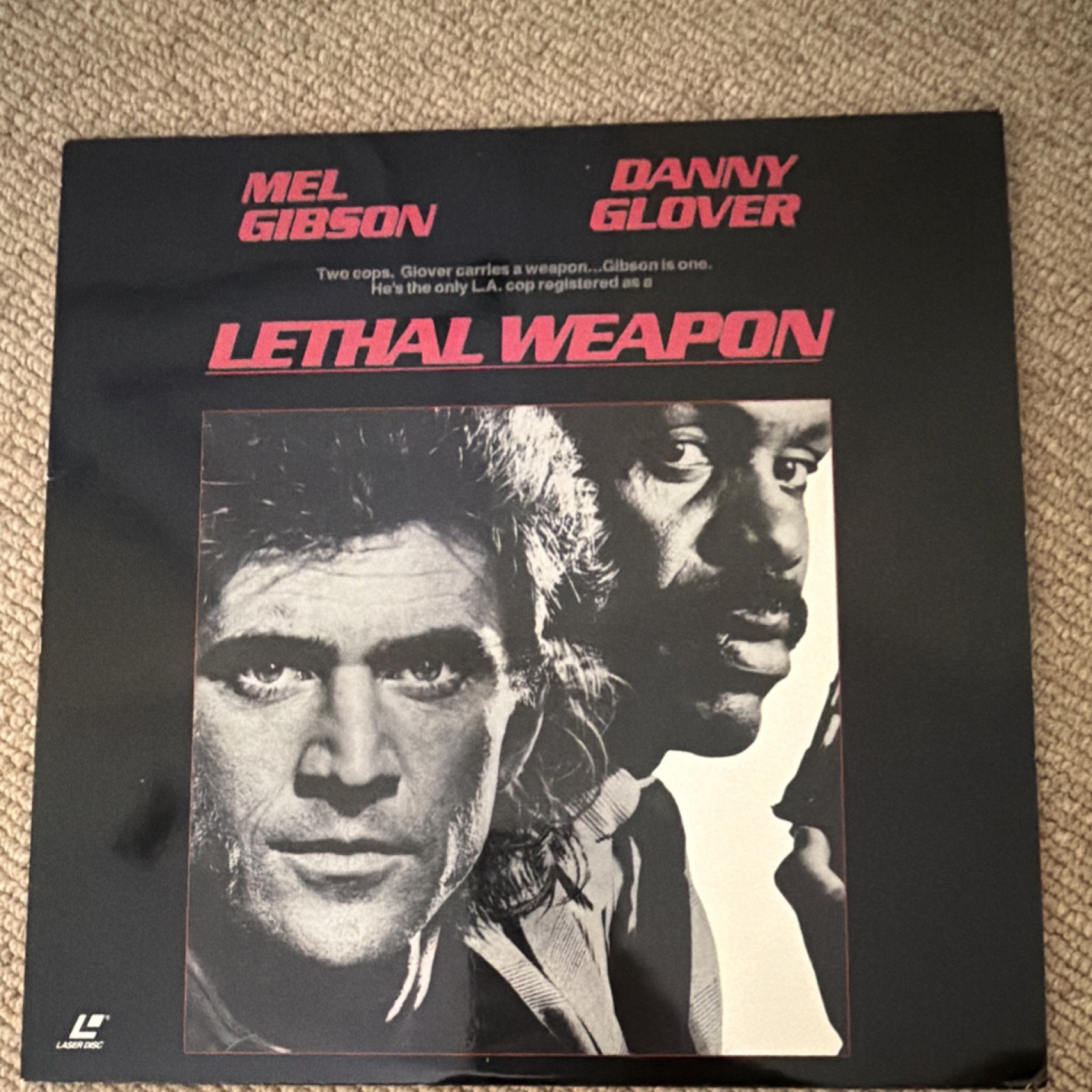Lethal Weapon LaserDisc Extended Play Mel Gibson Danny Glover 1987