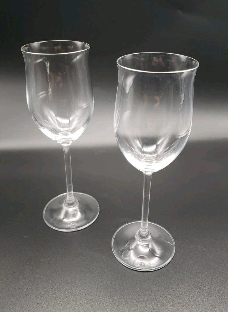 Marquis By Waterford Vintage Long Stemmed White Wine Glasses 8 5/8" Set of 2