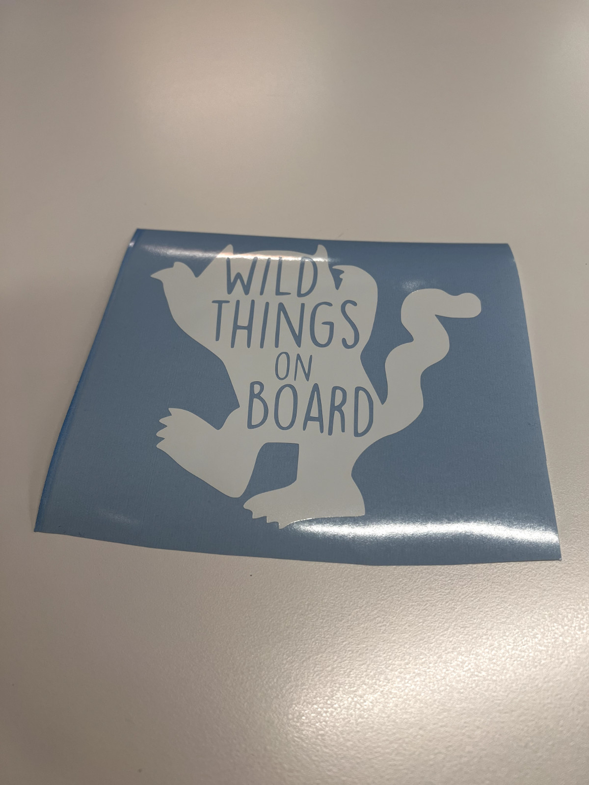 Vinyl Decal Sticker Waterproof Car Window Laptop Wall Graphic WILD THINGS ARE