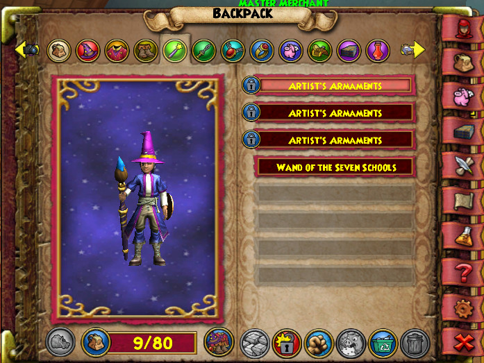 Wizard101 | Artist's Armaments (RARE / RETIRED) | Delivery Within 6-24 Hours!