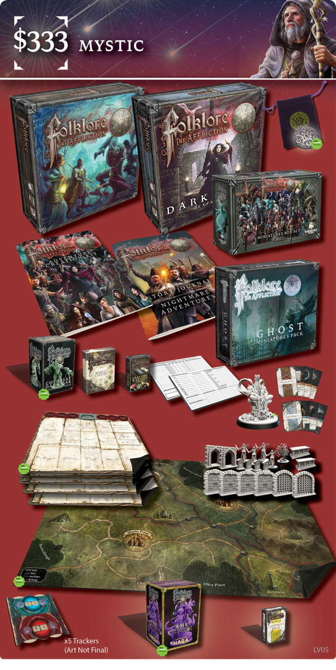 Folklore the Affliction - Kickstarter Mystic Bundle - Sealed - Greenbrier