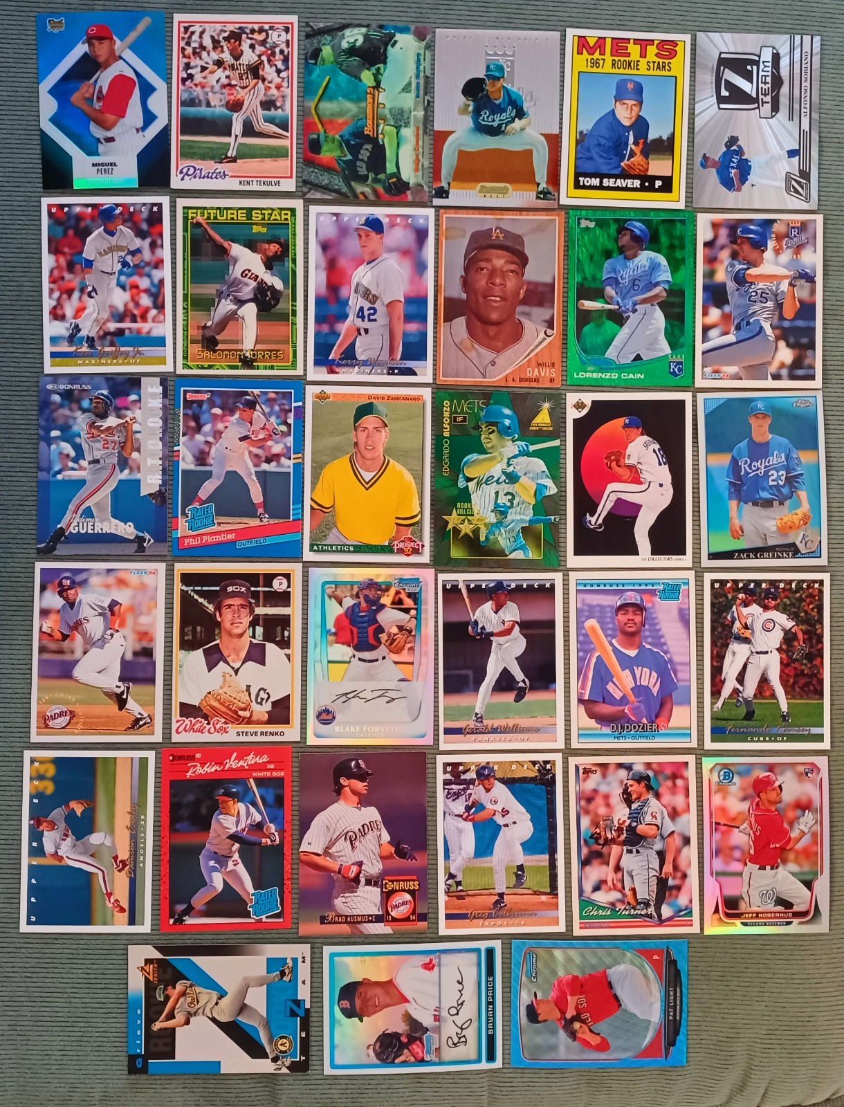 VINTAGE BASEBALL TRADING CARD LOT! TOM SEAVER ZENITH INSERTS UPPER DECK ROOKIES+