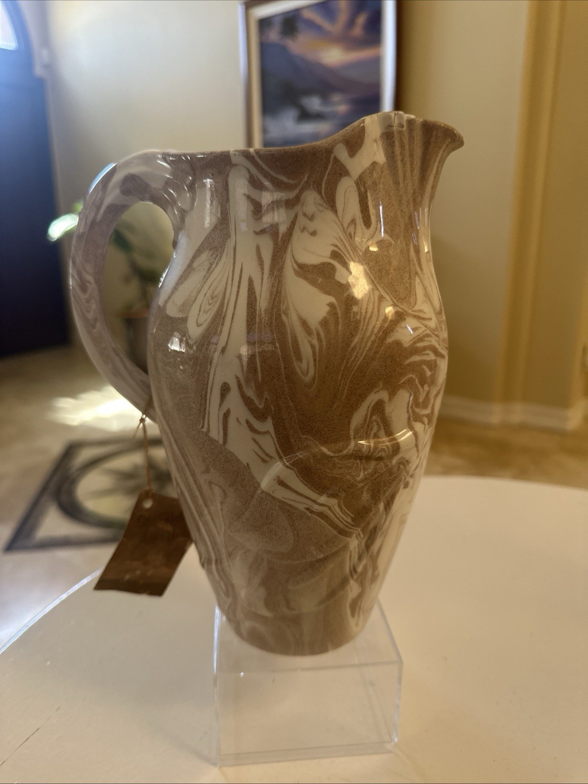 Vintage St. Helens Ash Ware Pottery Pitcher/Vase