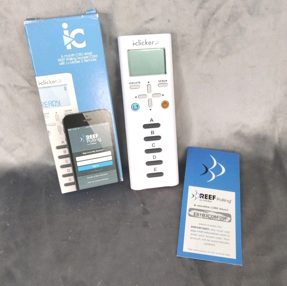 iClicker 2 Student Remote Classroom Response Control M Choice - Free Shipping 
