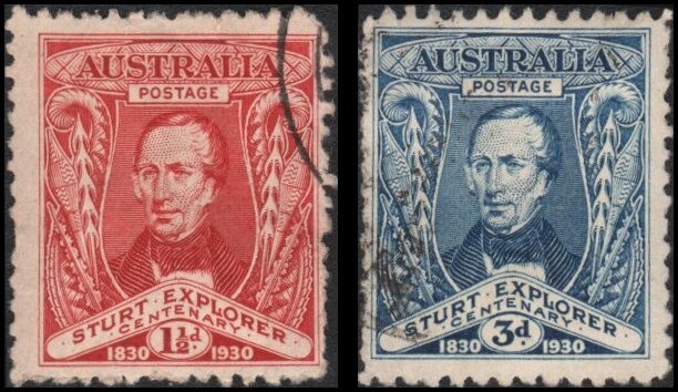 Australia #104-105 Used