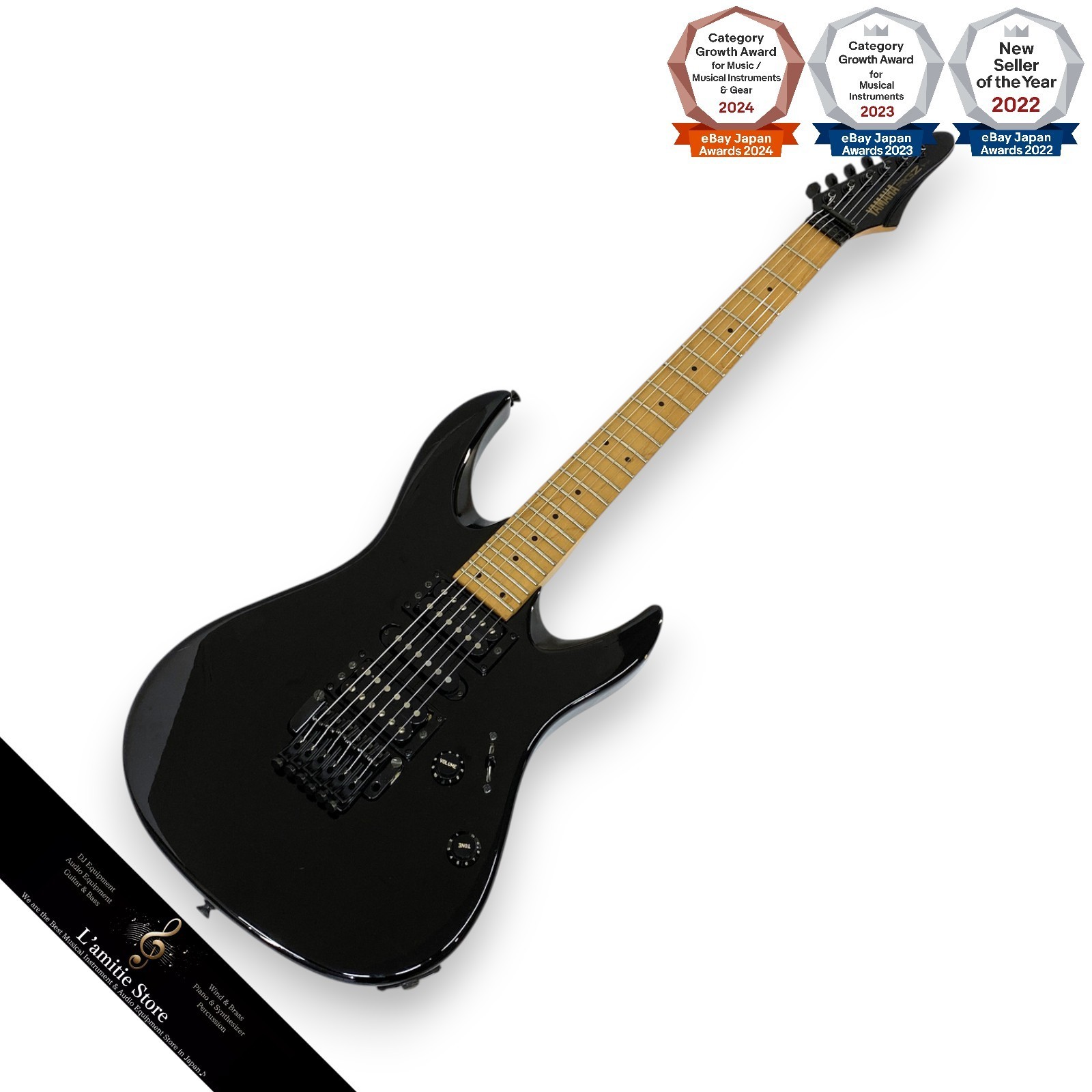 YAMAHA RGZIII M Electric Guitar Black 24FR HSH Pickups