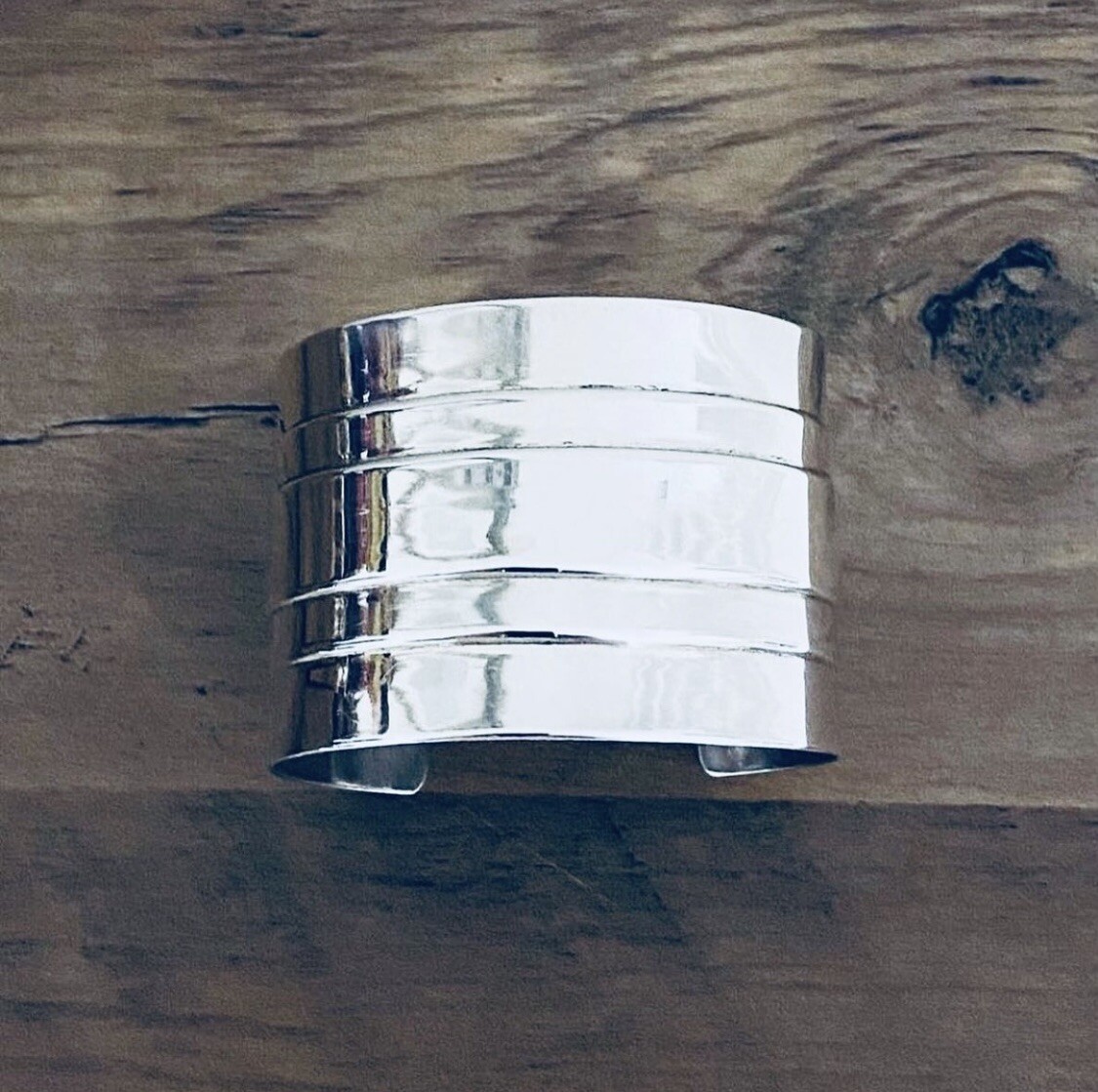 Sterling Layered Cuff Bracelet
