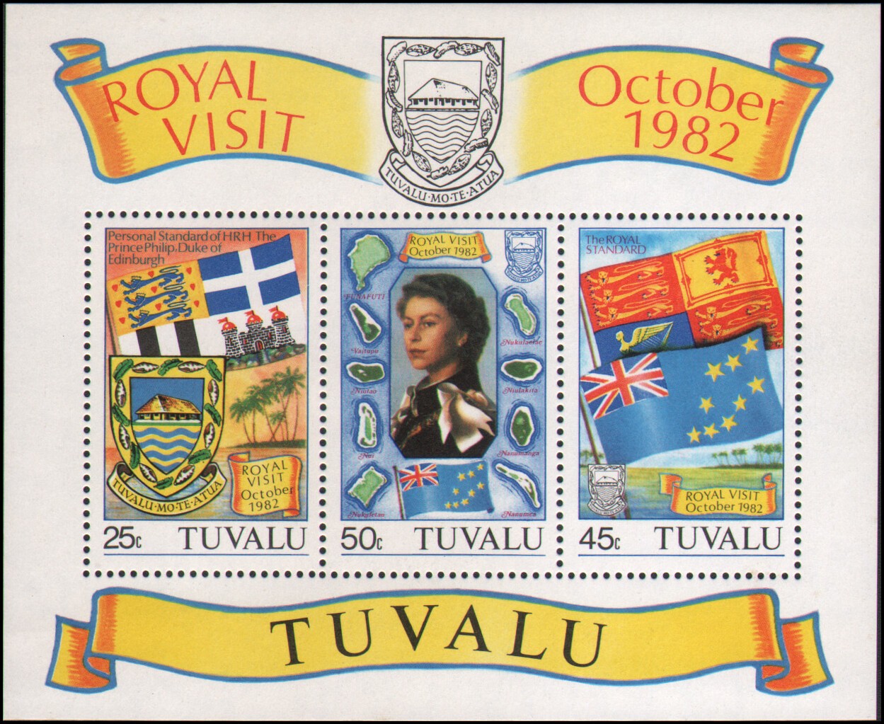 Tuvalu #182a MNH VF s/s