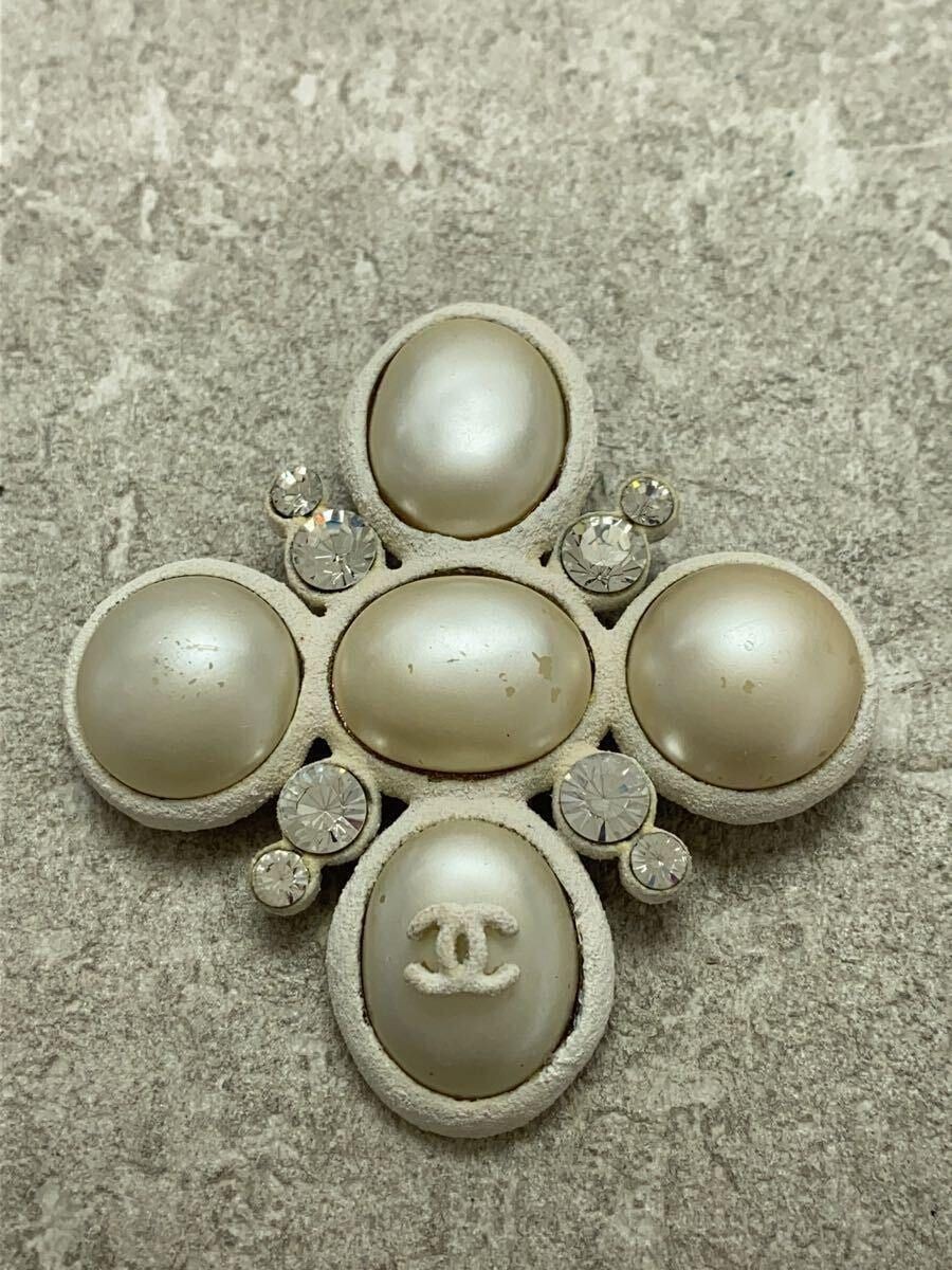 Other Brooch Accessories Rhinestone SLV Coco Mark Logo Women's Used