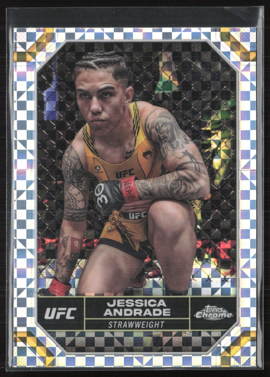 2024 Topps Chrome UFC Jessica Andrade X Fractor #94
