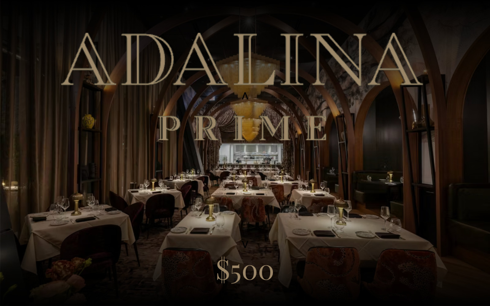 Adalina Prime Chicago $500 Gift Card - Email Delivery
