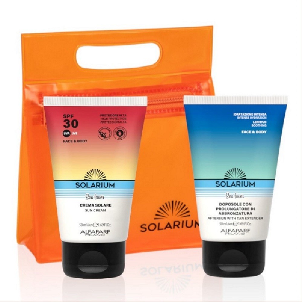 Solarium Travel Kit SPF30 Sunscreen 50ml + After Sun Face and Body 50ml