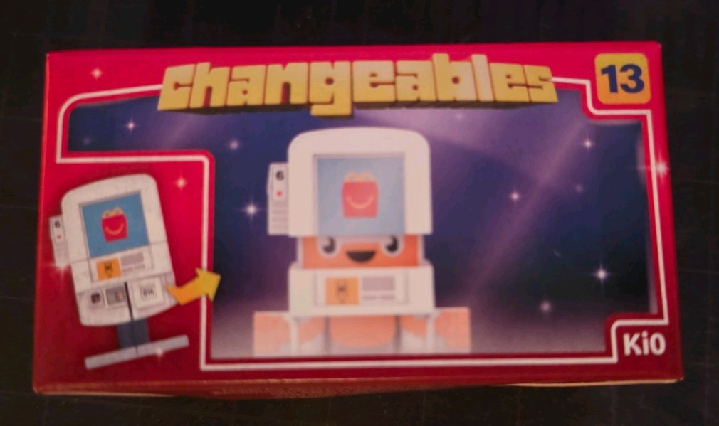 2026 McDonald’s Changeables Happy Meal Figure #13 KiO NEW