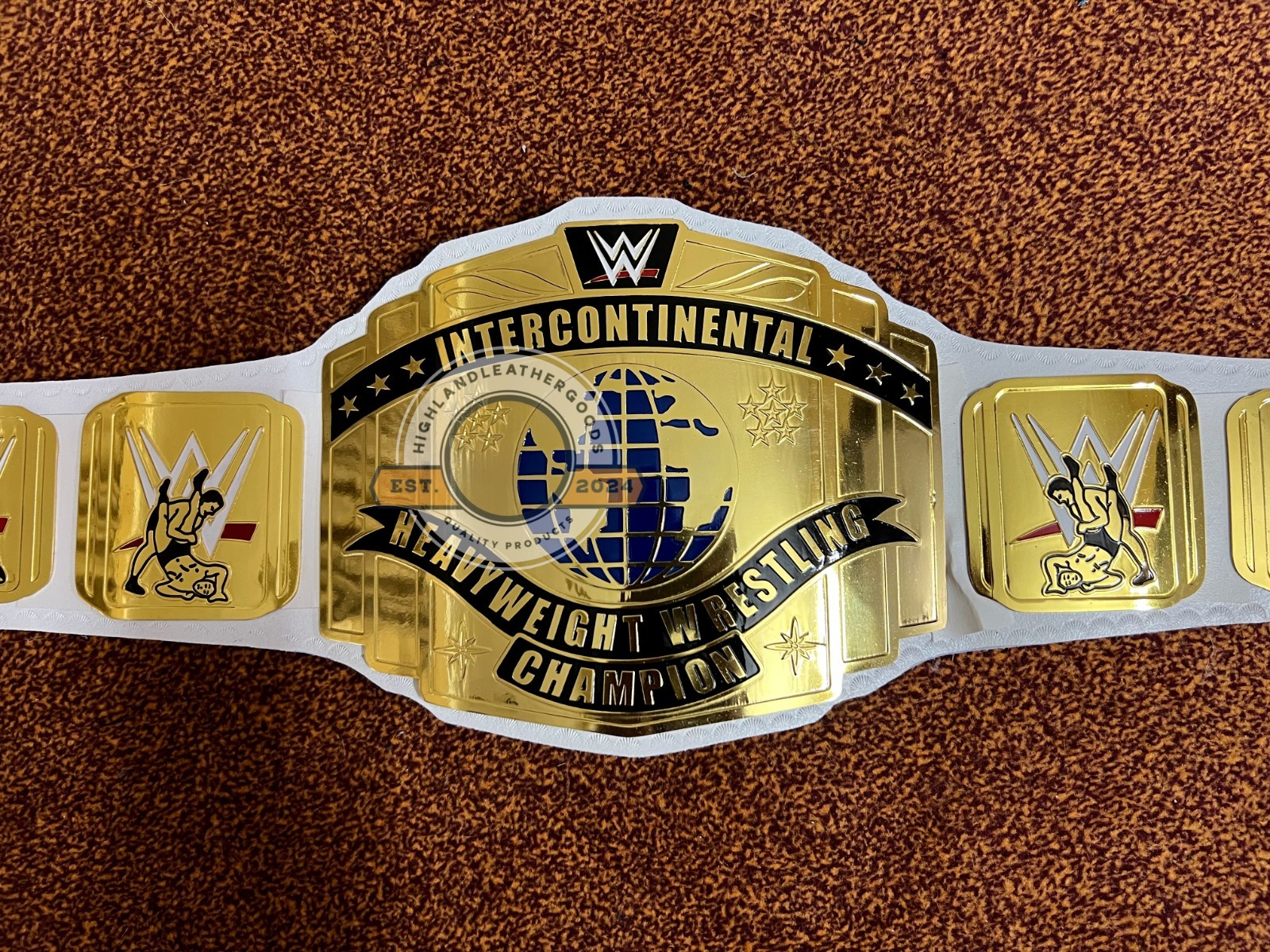 Intercontinental Heavyweight Championship Wrestling Replica Title Belt 2mm
