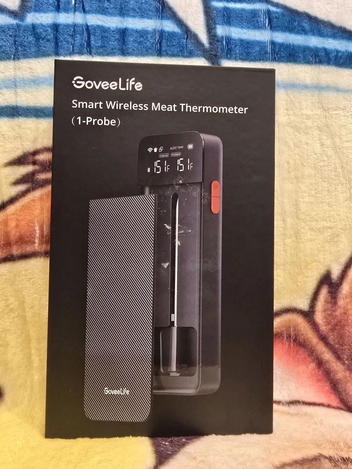 GoveeLife Smart Wireless Meat Thermometer (1-Probe) Wifi Bluetooth App Control