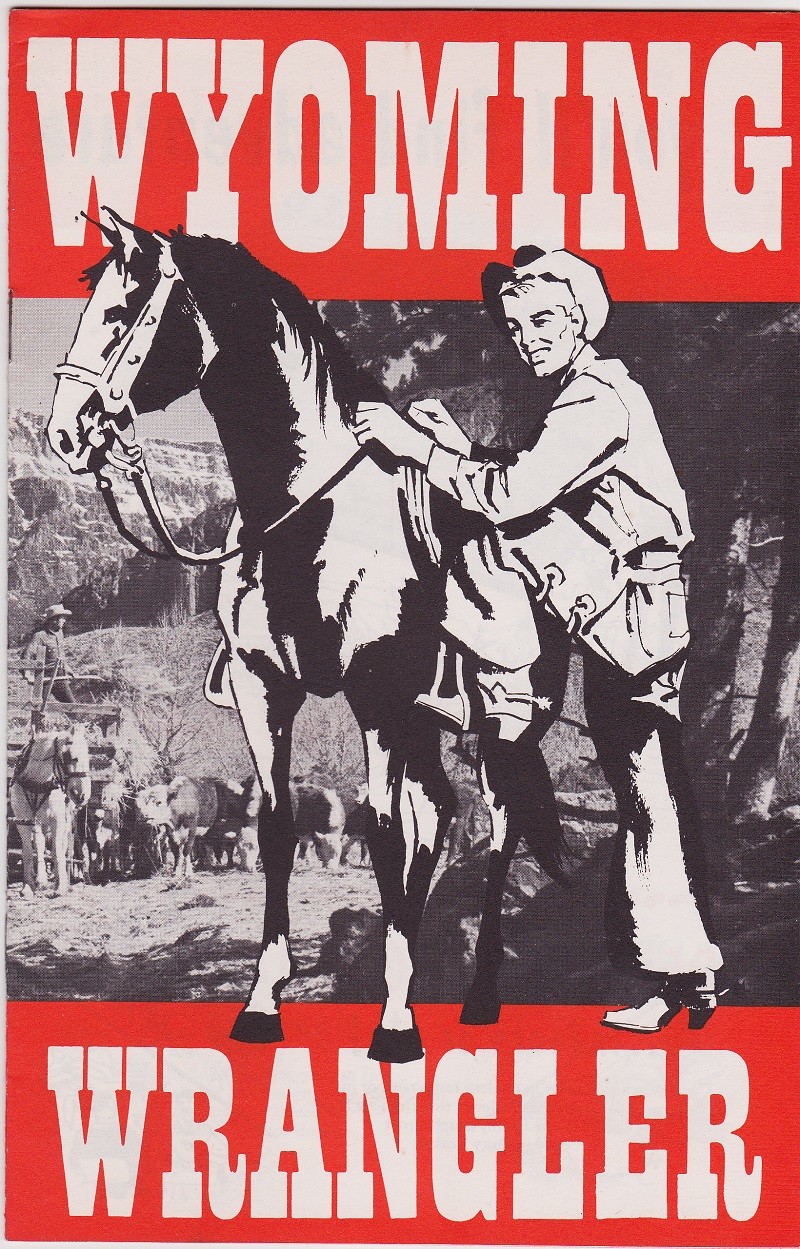 1950's Wyoming Wrangler Travelers Information Brochure 