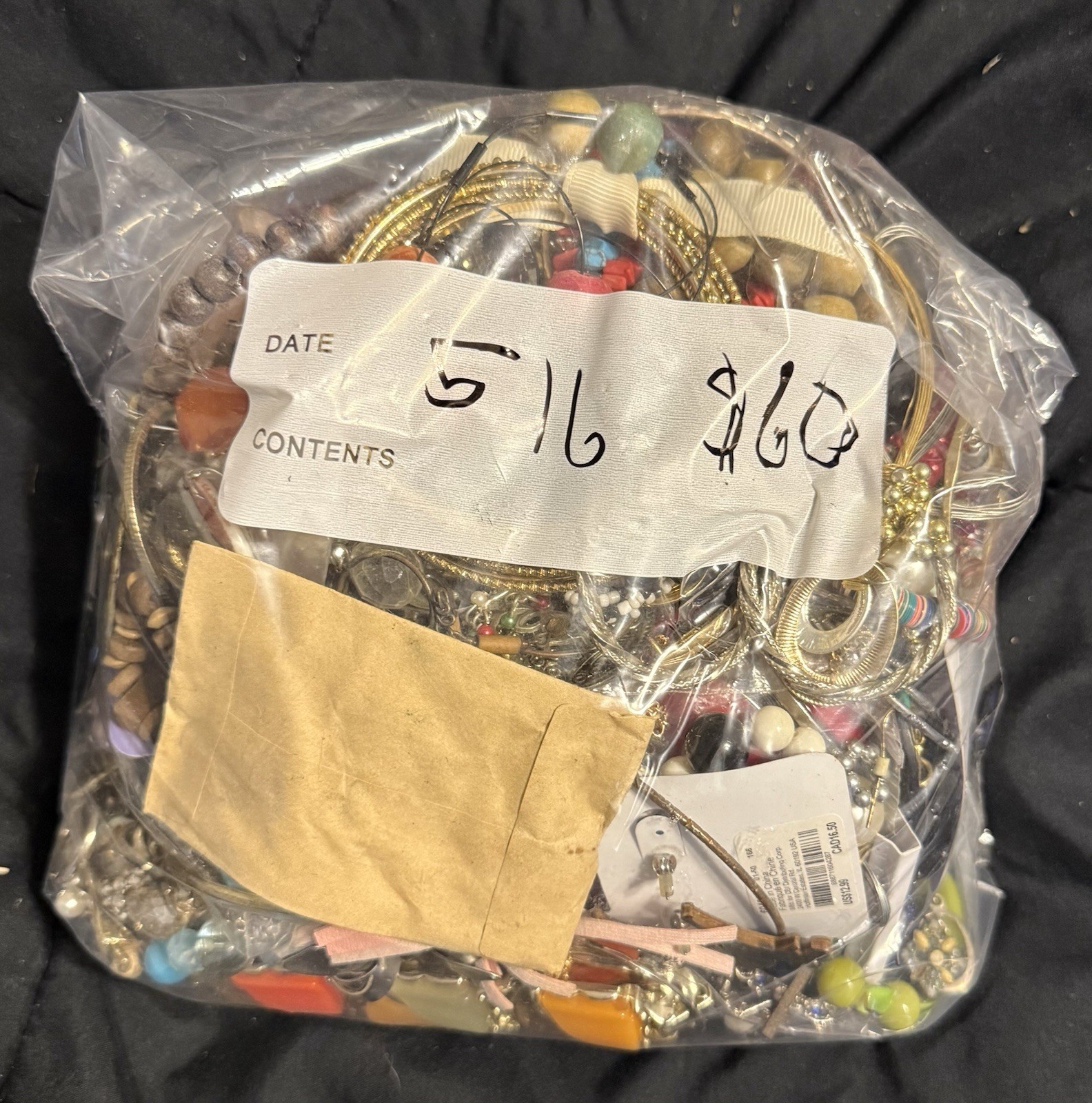 5LB Mystery Bag Of Mixed Jewelry All Wearable/Resell-able Some Are New With Tag