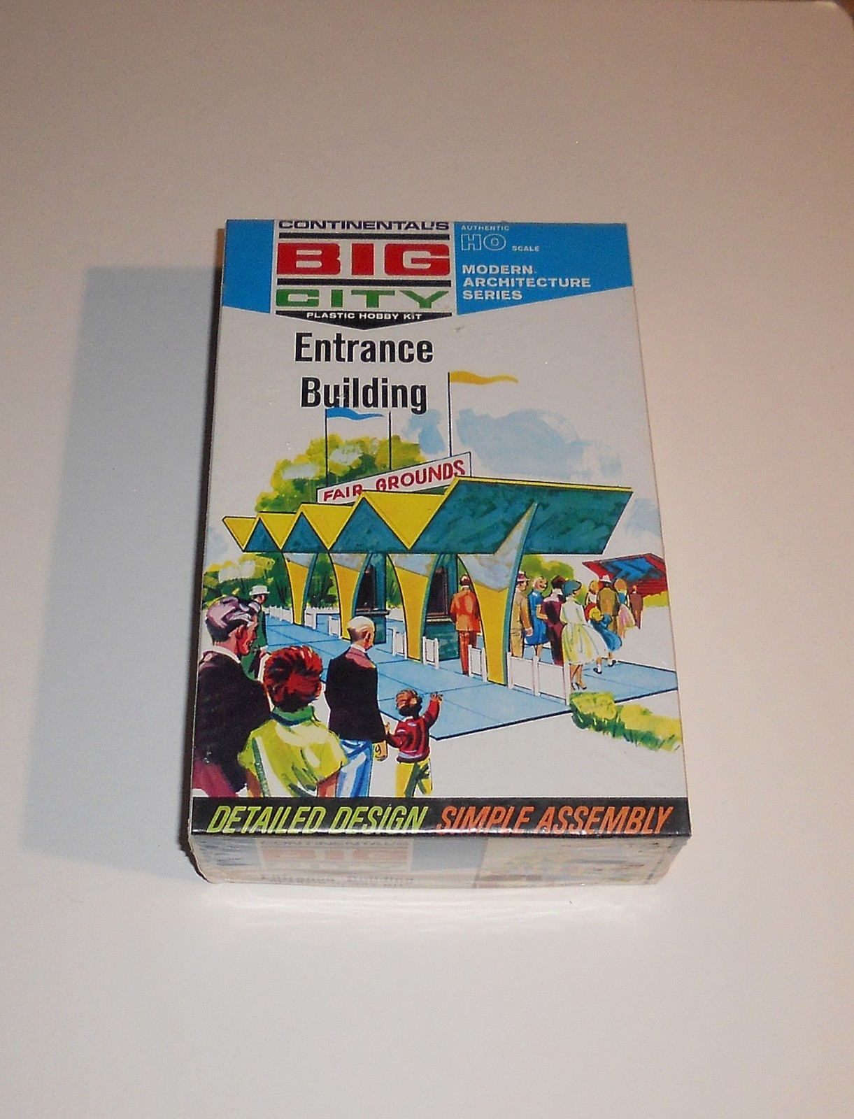 Scarce Continental's Big City ENTRANCE BUILDING--HO Scale Kit--Unopened & Sealed