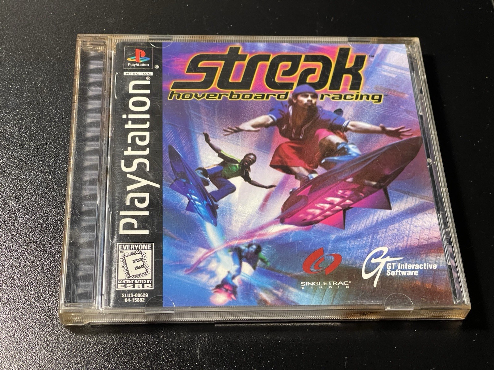 Streak: Hoverboard Racing Sony PlayStation 1, 1998,  Complete In Box Working
