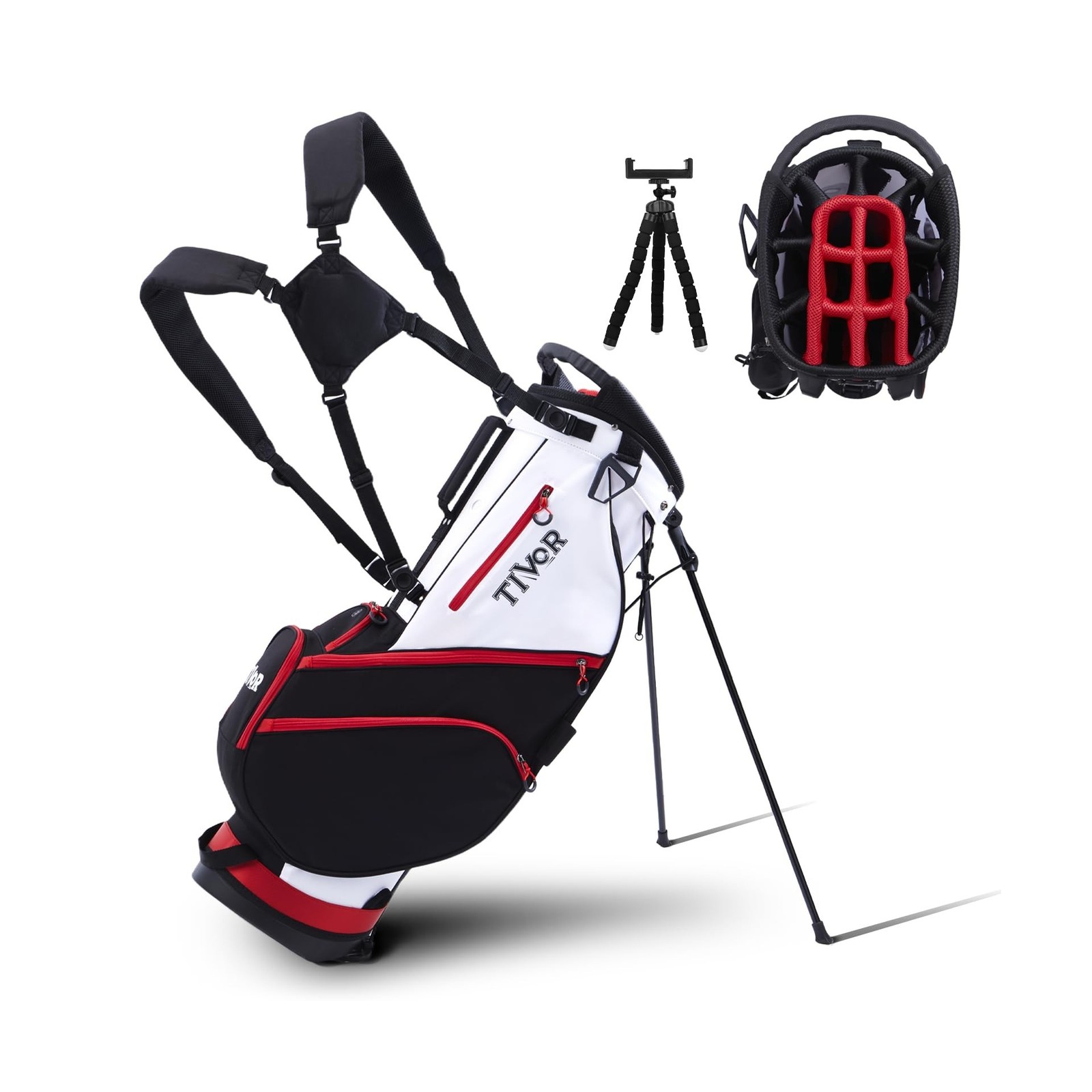 Golf Stand Bag - 14-Way Full-Length Dividers,Golf Bag with 8 Spacious Pockets...