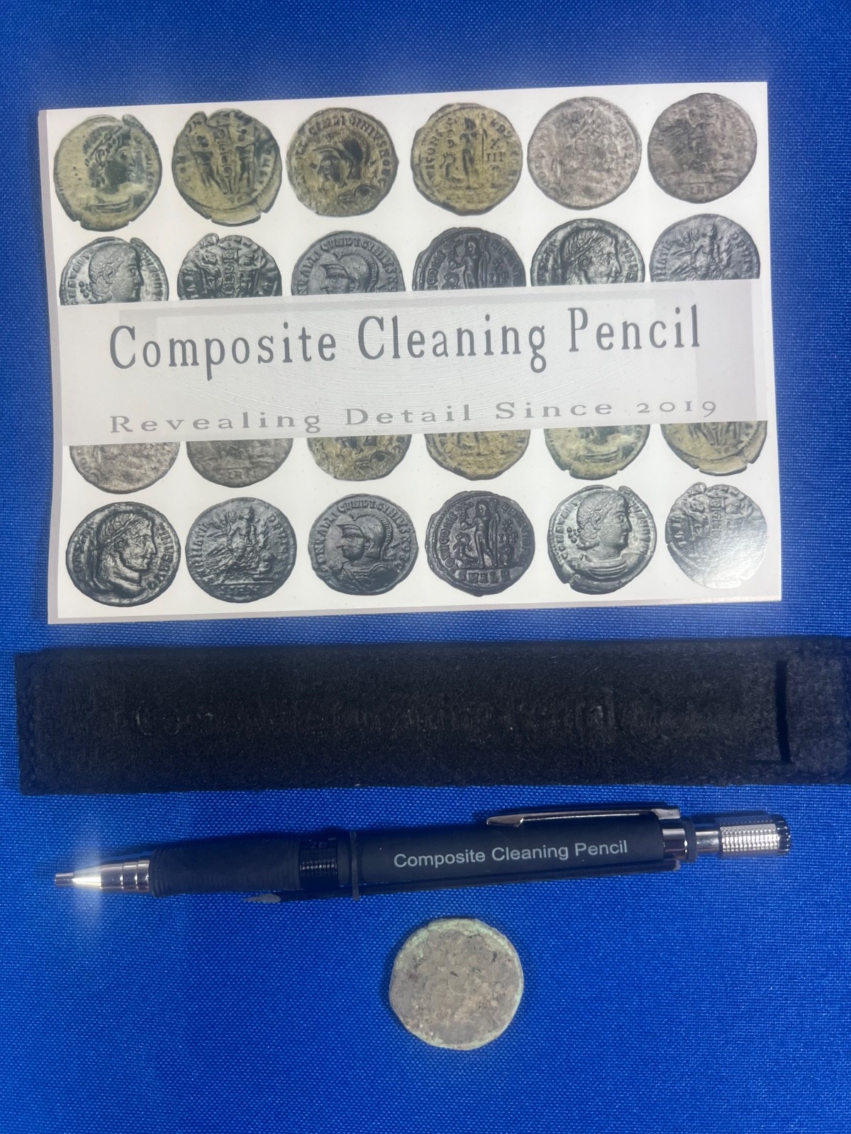 Composite Cleaning Restoration Pencil Premium Kit FREE LARGE Roman Coin #410