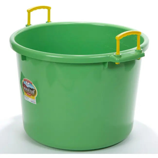Little Giant 70 Quart Muck Tub Lime Green By Miller Plastic