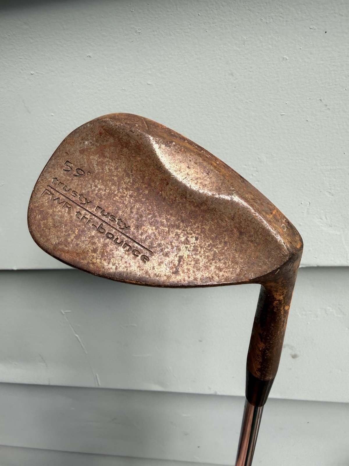 Cobra Trusty Rusty 59 Degree Wedge Golf Club PWR Tri-bounce Raw Finish RH