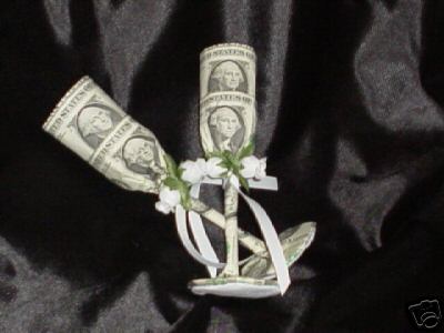 Real Money Gift Wine Glass Set