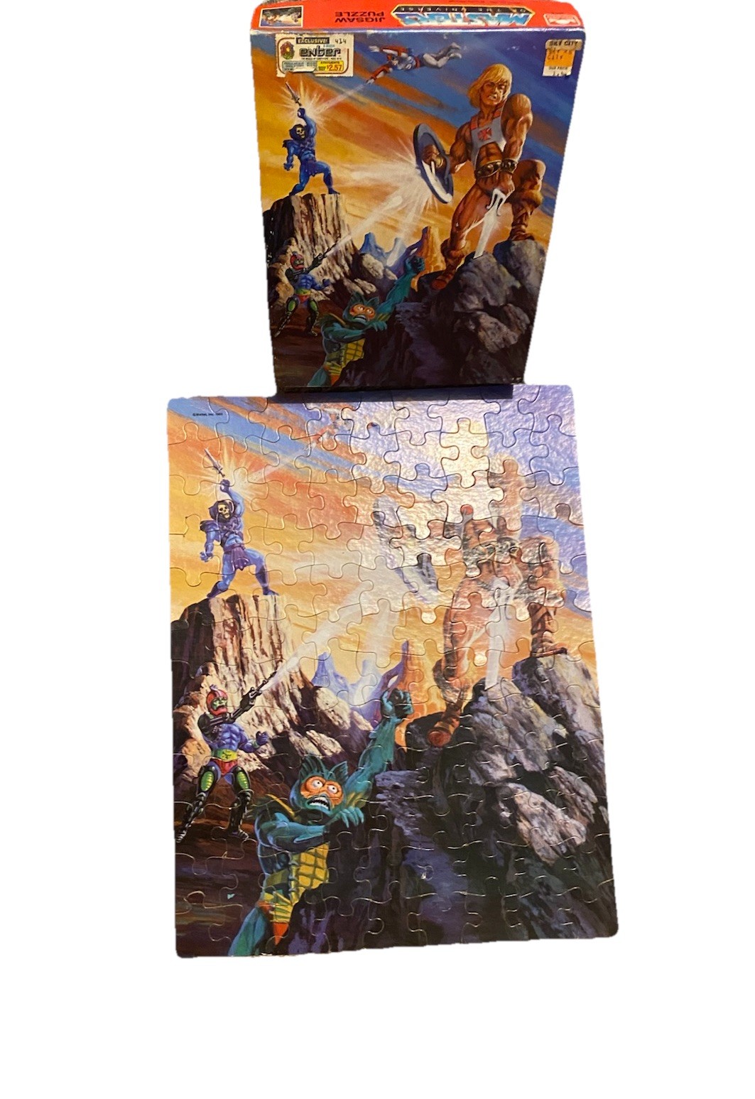 Masters of The Universe He-Man Golden 100 Piece Puzzle Vintage 1983 Complete