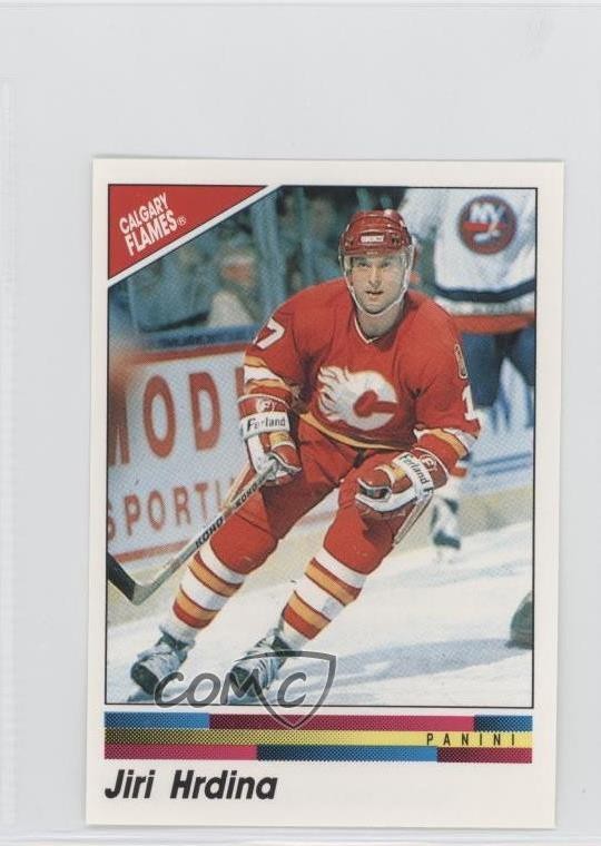 1990-91 Panini Album Stickers Jiri Hrdina #182 0a1